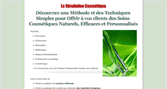 Desktop Screenshot of larevolutioncosmetique.net