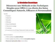 Tablet Screenshot of larevolutioncosmetique.net